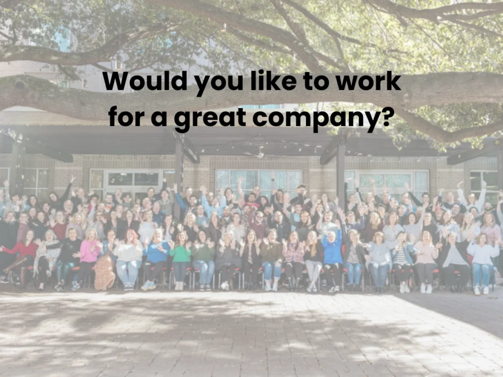 Would you like to work for a great company?