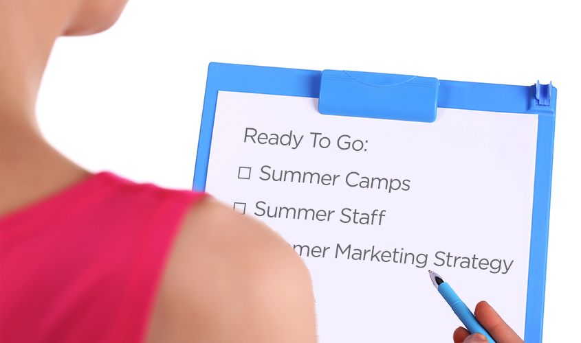 A Summer Camp owner is going through her summer camp checklist.