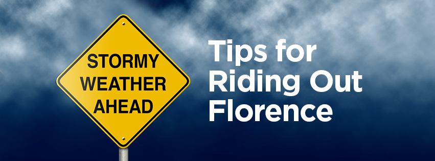 Tips for riding out Hurricane Florence