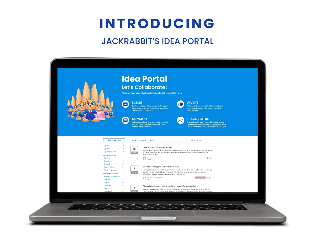 Introducing the Jackrabbit Idea Portal.
