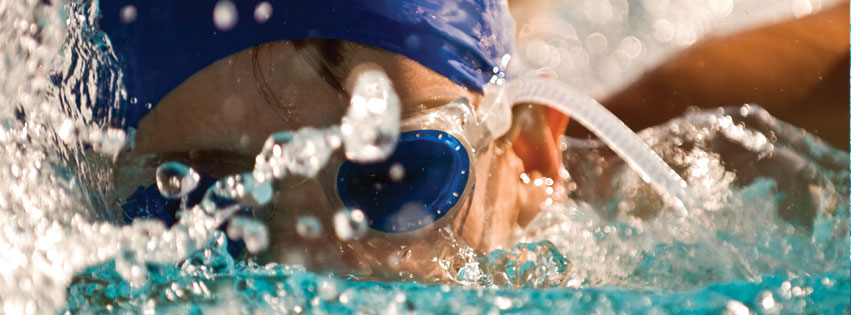 swimmer in pool and guide to prevent and cure swimmer's most common complaints