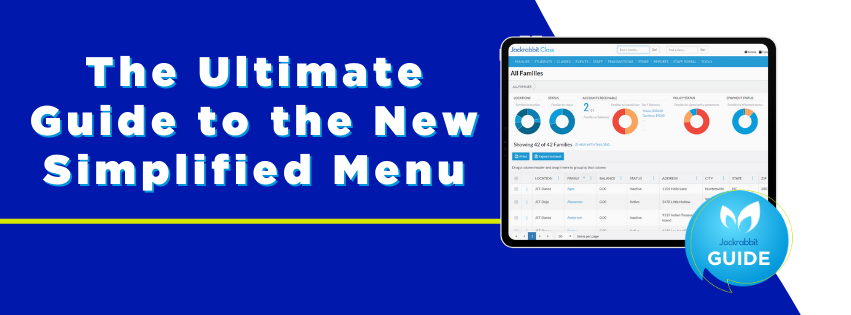 The ultimate guide to the new Jackrabbit simplified menu.