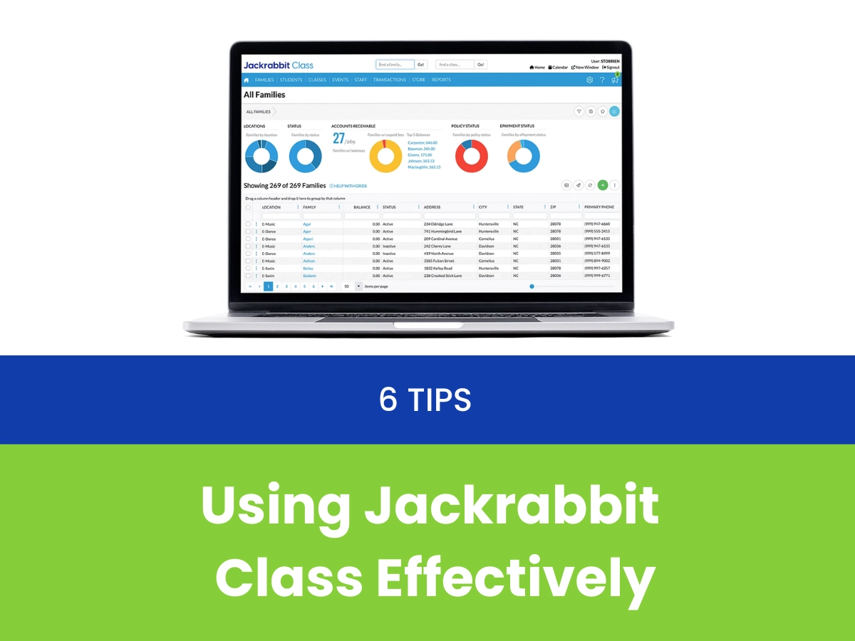 6 expert tips for using Jackrabbit Class