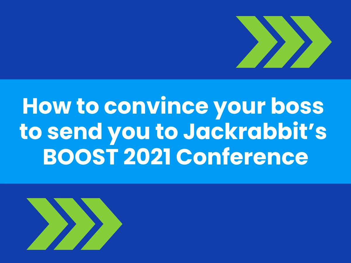 convince your boss to send you to Boost 2021