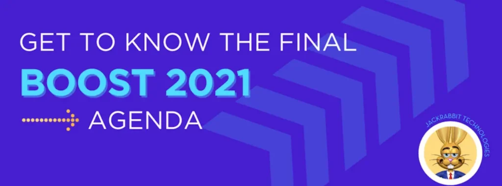 Get to Know the Final BOOST 2021 Agenda