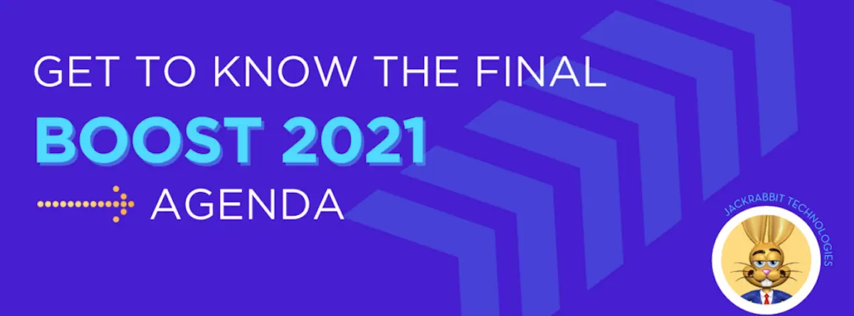 Get to Know the Final BOOST 2021 Agenda