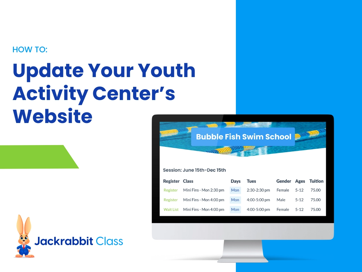 How to update your youth activity center website