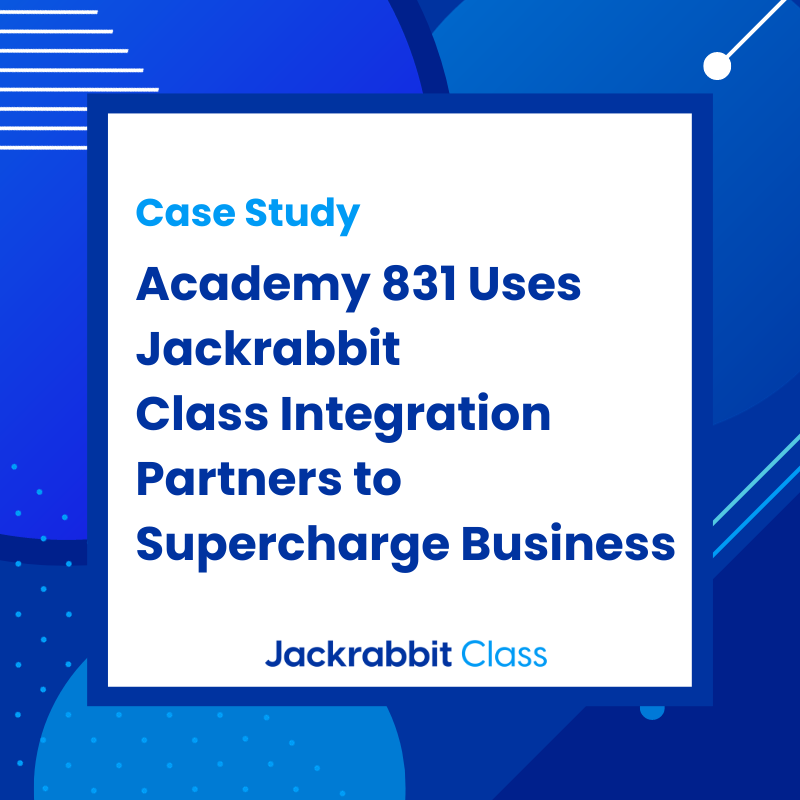2023 - PCOLM Thumbnail - Case Study Academy 831 Uses Jackrabbit Class Integration (CM)