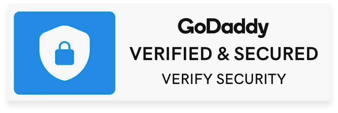 GoDaddy verification seal