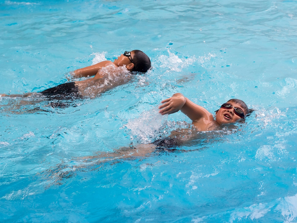 Children at summer camp