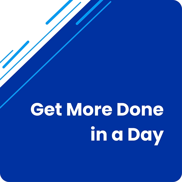 Gym Growth Week Get More Done in a Day tile block