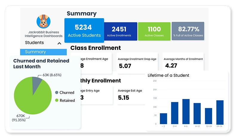 business intelligence graphs and charts