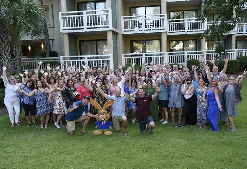 jackrabbit group hands up photo