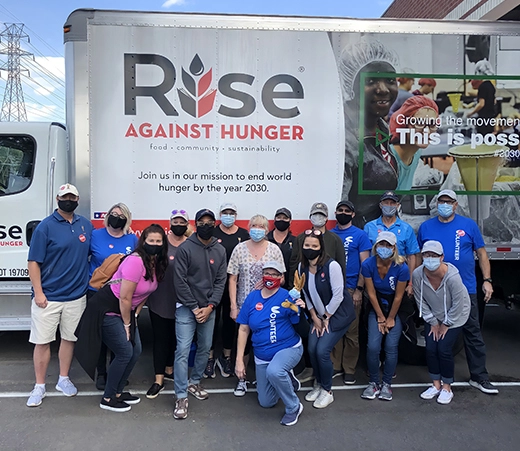 Rise Against Hunger volunteer photo