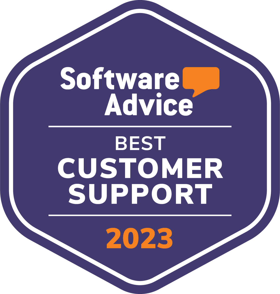 software advice award best customer support 2023