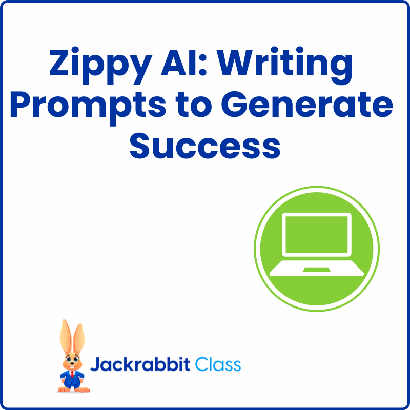 Jackrabbit Class PCO cover - Zippy AI: Writing Prompts to Generate Success