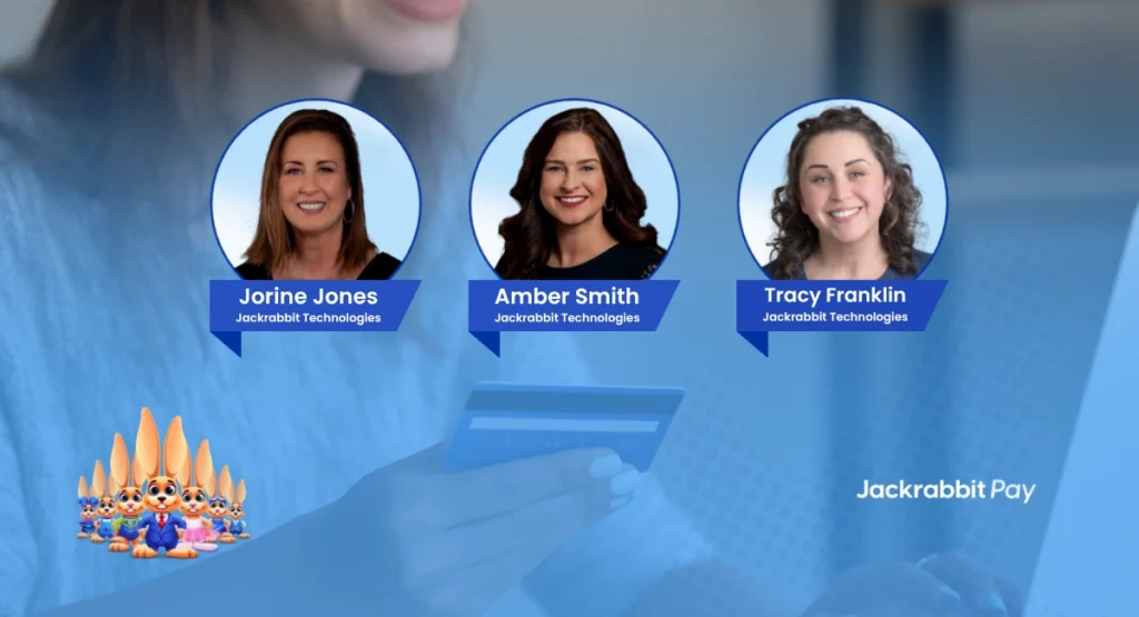 woman computer credit card speakers