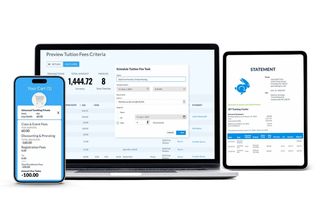 computer phone ipad epayments statement parent portal